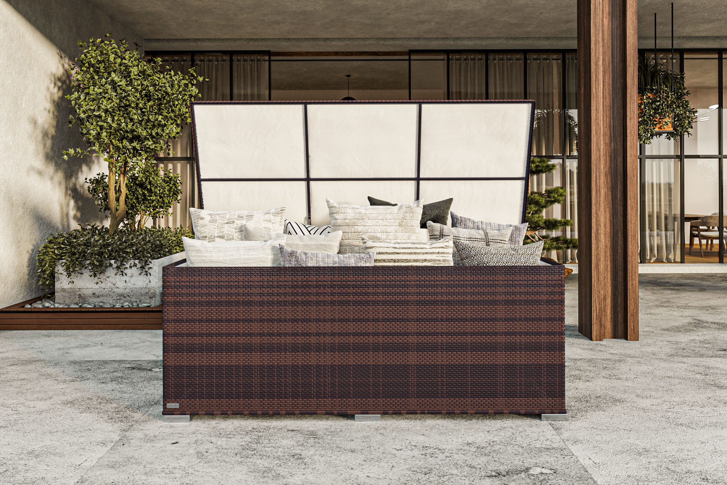 OUTFLEXX Kissenbox | 204 x 94 cm | Wetterfest