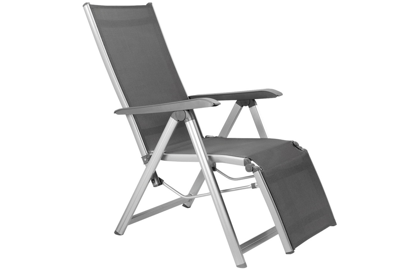 KETTLER BasicPlus Relaxsessel, silber/anthrazit, Alu/Textilene, 90 x 61 x 111 cm, 0301216-0000 10706_1__1
