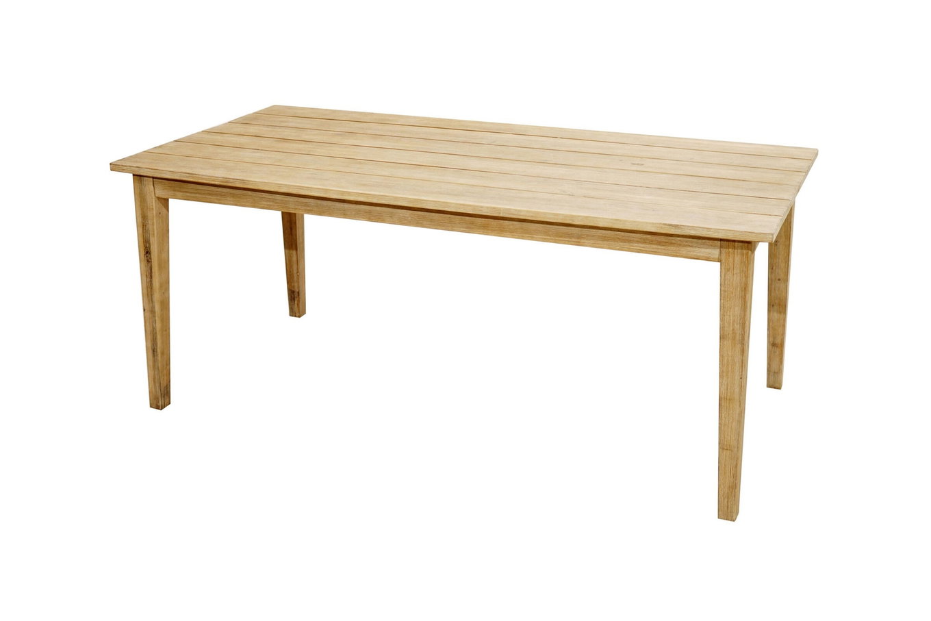 OUTFLEXX Dining-Tisch Borneo, Akazie gebürstet, natur, 220x100 cm, FSC®-zertifiziertes Produkt