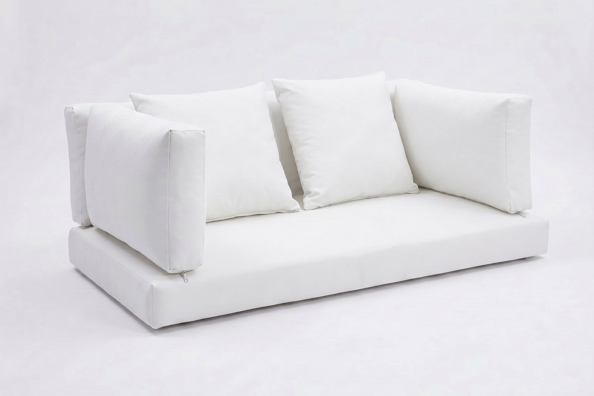 OUTFLEXX Auflagenset, 6-teilig, weiß, für Zweisitzer-Sofa 2392-2 / 15734-2 OUTFLEXX Auflagenset, 6-teilig, weiß, für Zweisitzer-Sofa 2392-2 / 15734-2